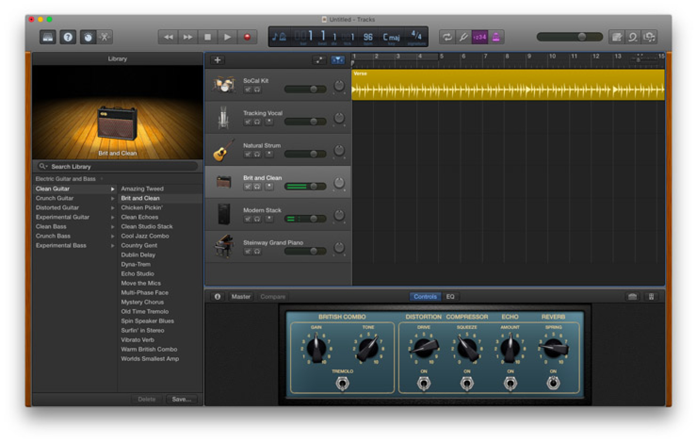 Garageband For Mac Connect An Electric Guitar Apple Support